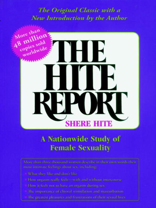 Title details for The Hite Report by Shere Hite - Wait list